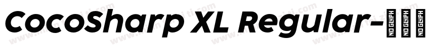 CocoSharp XL Regular字体转换